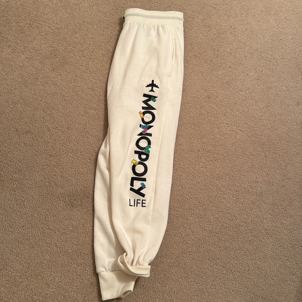 White sweatpants